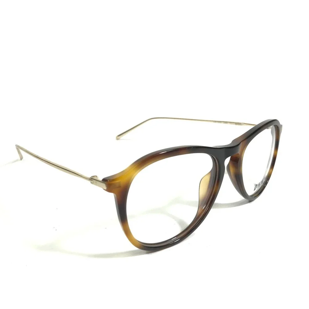 DKNY Eyeglasses Frames DK7000 240 Brown Tortoise Gold Large Round 53-18-135
